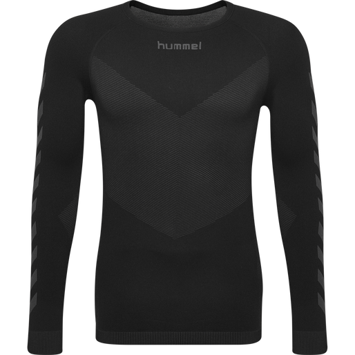 HUMMEL FIRST SEAMLESS KIDS JERSEY L/S , BLACK HUMMEL FIRST SEAMLESS KIDS JERSEY L/S , BLACK, packshot