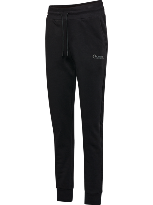 hmlPAOLA REGULAR PANTS, BLACK, packshot
