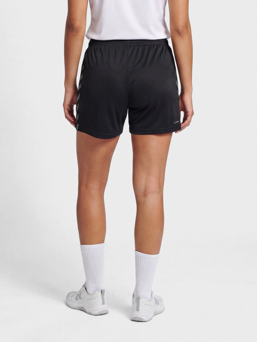 hmlAUTHENTIC PL SHORTS WOMAN, BLACK, model