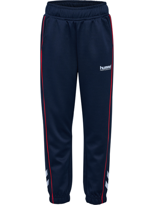 hmlJR INTERLOCK ADJUST PANTS, DRESS BLUES, packshot