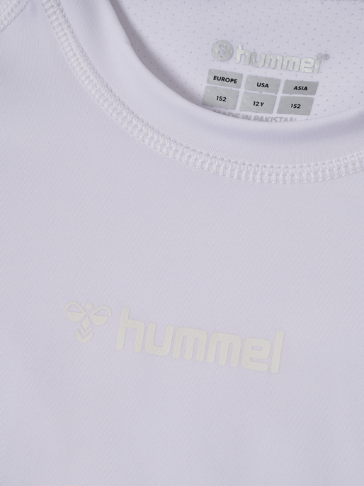 hmlBL PERFORMANCE TEE L/S KIDS, WHITE hmlBL PERFORMANCE TEE L/S KIDS, WHITE, packshot