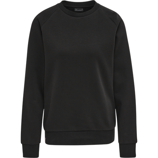 hmlRED CLASSIC SWEATSHIRT WOMAN, BLACK, packshot