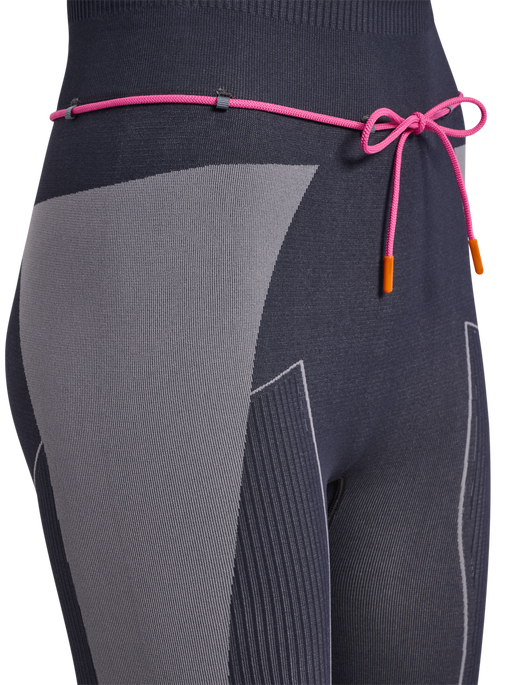 hmlSEAMLESS HIGH WAIST TIGHTS, OBSIDIAN, packshot