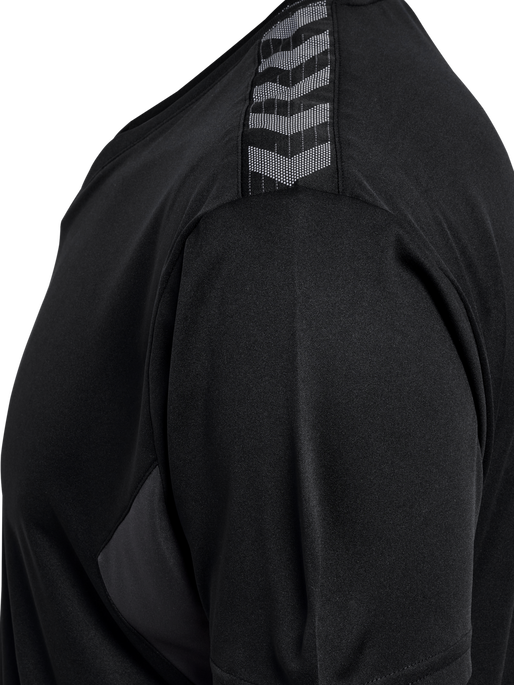 hmlAUTHENTIC PL JERSEY S/S, BLACK, packshot
