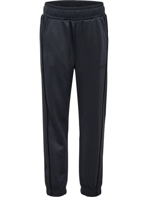 hmlJR INTERLOCK ADJUST PANTS, EBONY, packshot