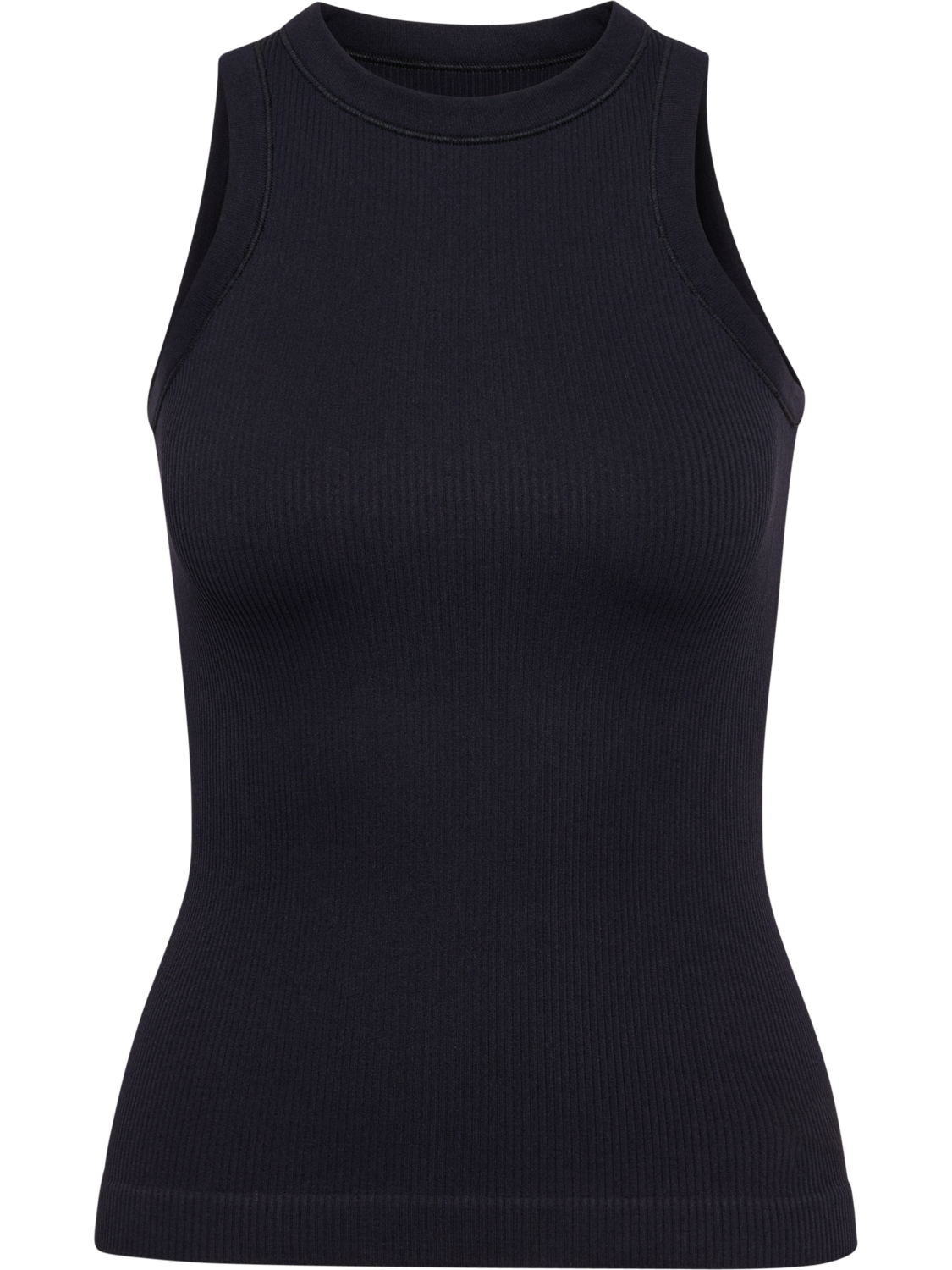 hmlPULSE SEAMLESS RIB W TANK TOP, BLACK, packshot
