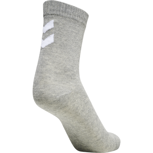 hmlMAKE MY DAY SOCK 5-PACK, GREY MELANGE hmlMAKE MY DAY SOCK 5-PACK, GREY MELANGE, packshot