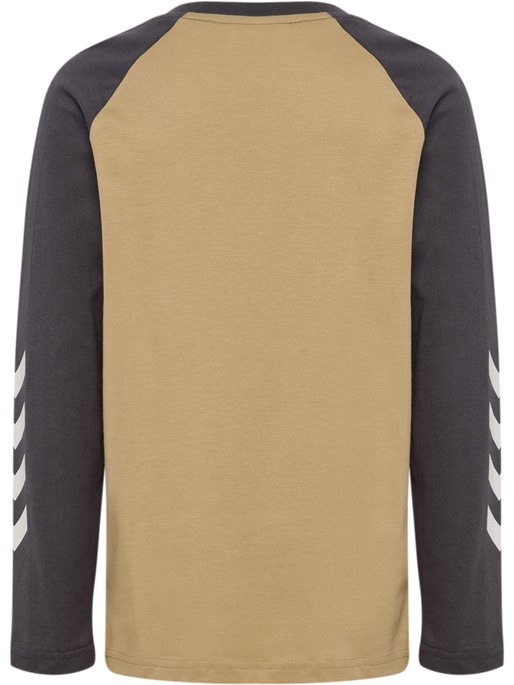 hmlJR LOGO T-SHIRT L/S, CORNSTALK, packshot
