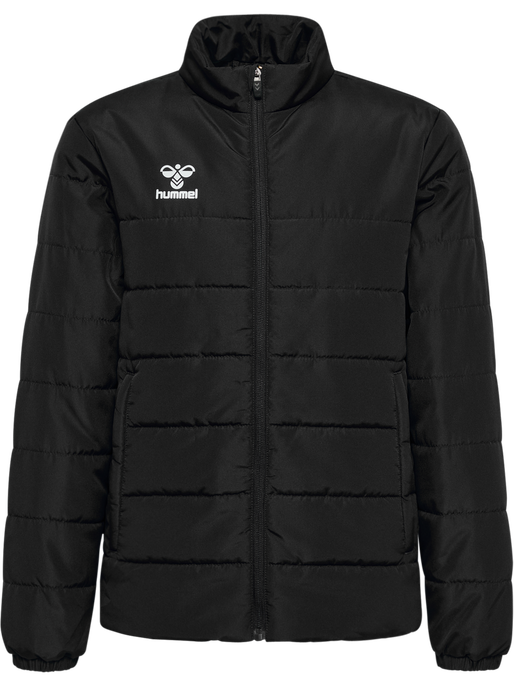 hmlESSENTIAL SHORT BENCH JKT KIDS, BLACK, packshot