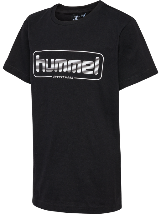 hmlBALLY T-SHIRT S/S, BLACK, packshot