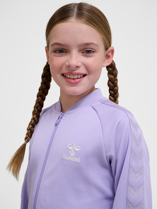 hmlNOMA ZIP JACKET, LAVENDER, model