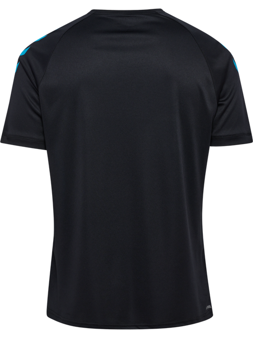 hmlGRAPHIC UNIVERSE JERSEY S/S, BLACK/NEON BLUE hmlGRAPHIC UNIVERSE JERSEY S/S, BLACK/NEON BLUE, packshot