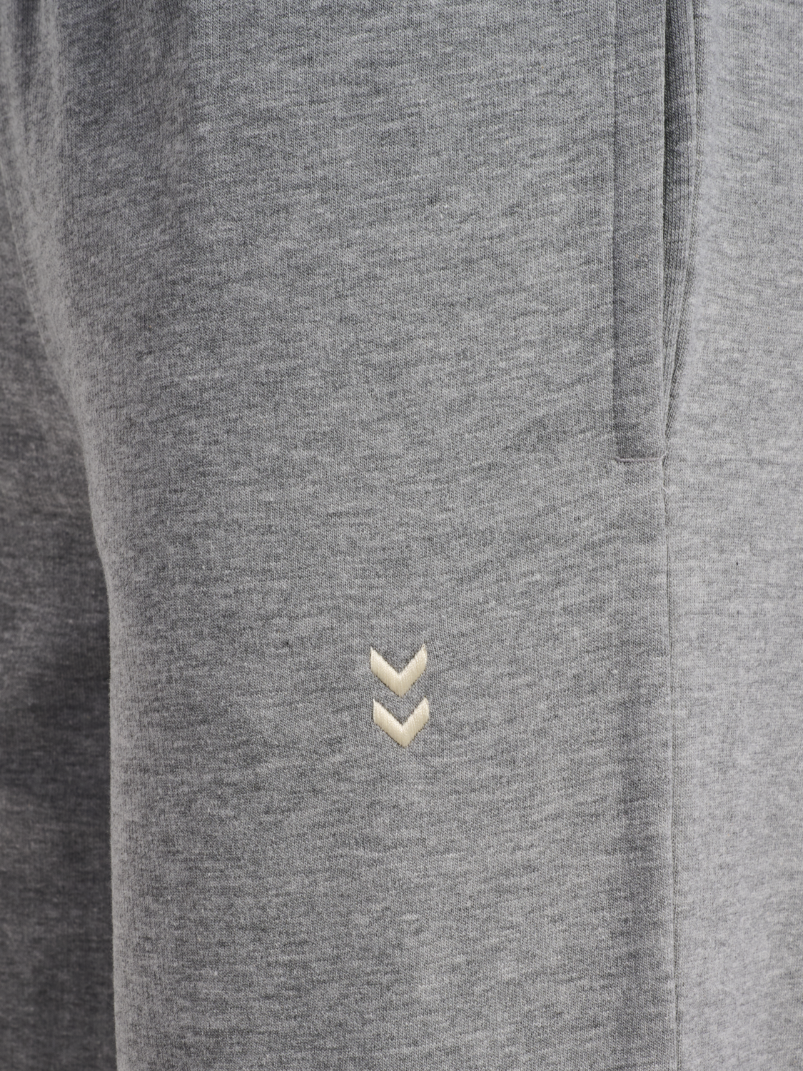 hmlPULSE WIDE W SWEAT PANTS, GREY MELANGE, packshot