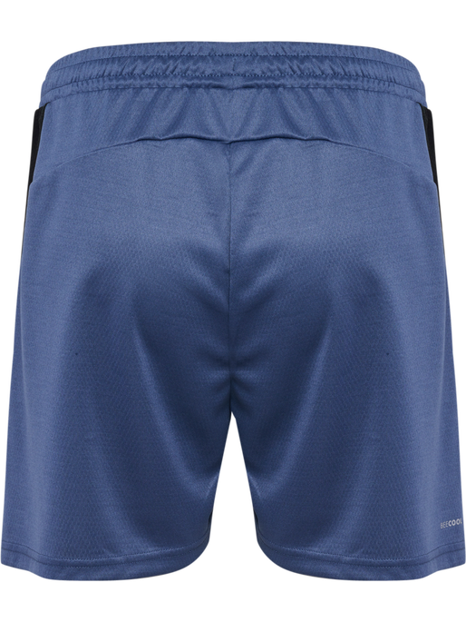 hmlMULTI PL SHORTS WOMAN, BLUE INDIGO hmlMULTI PL SHORTS WOMAN, BLUE INDIGO, packshot