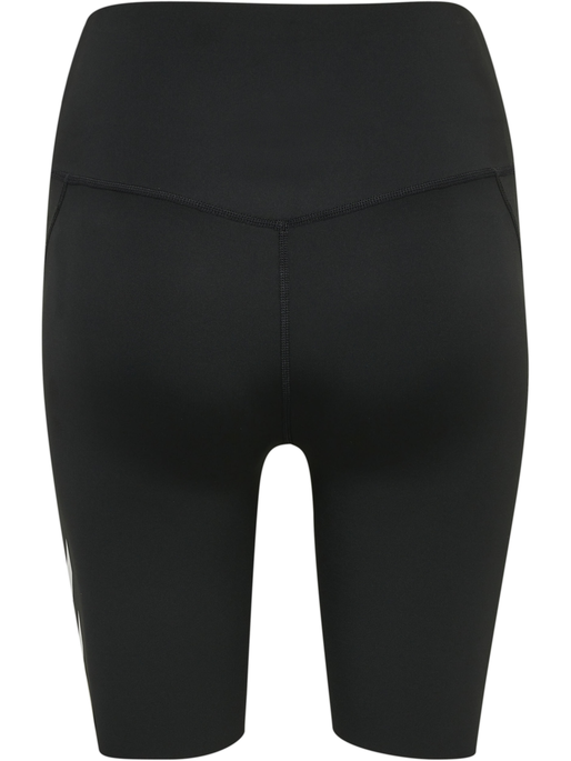 hmlMT GRACE HW TIGHT SHORTS, BLACK, packshot