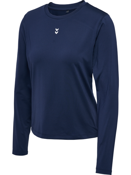 hmlFAST W T-SHIRT L/S, DRESS BLUES hmlFAST W T-SHIRT L/S, DRESS BLUES, packshot
