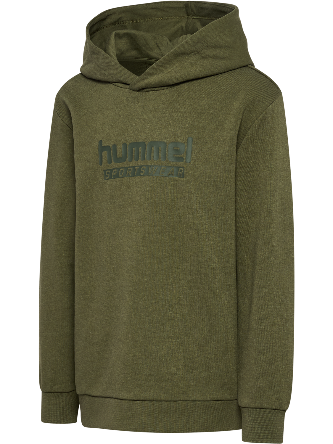 hmlJR BASE HOODIE, WINTER MOSS, packshot