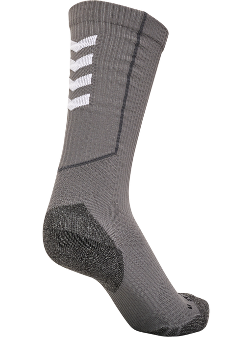 hmlPRO TRAINING SOCKS HIGH, STEEL GRAY/WHITE hmlPRO TRAINING SOCKS HIGH, STEEL GRAY/WHITE, packshot