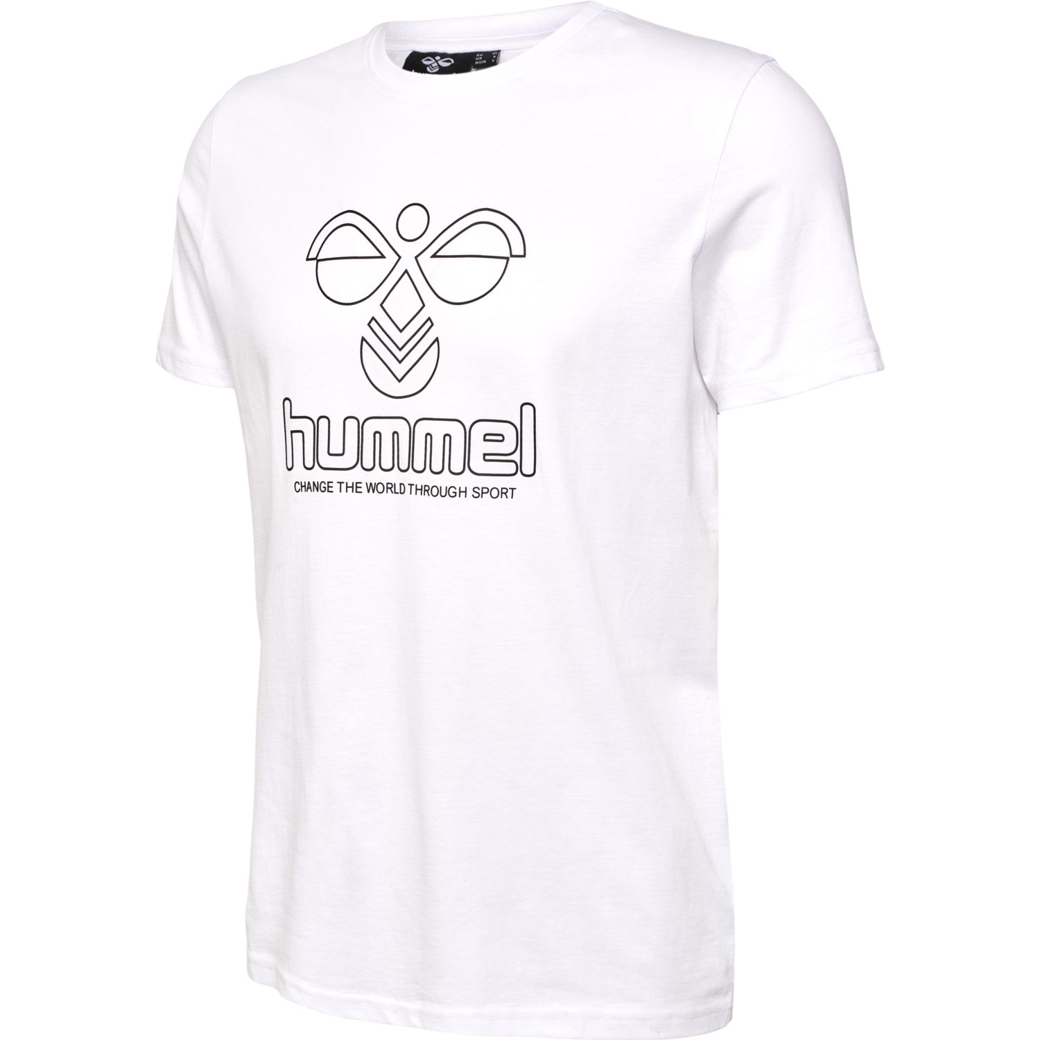 hmlICONS GRAPHIC T-SHIRT, WHITE, packshot