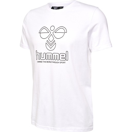 hmlICONS GRAPHIC T-SHIRT, WHITE, packshot