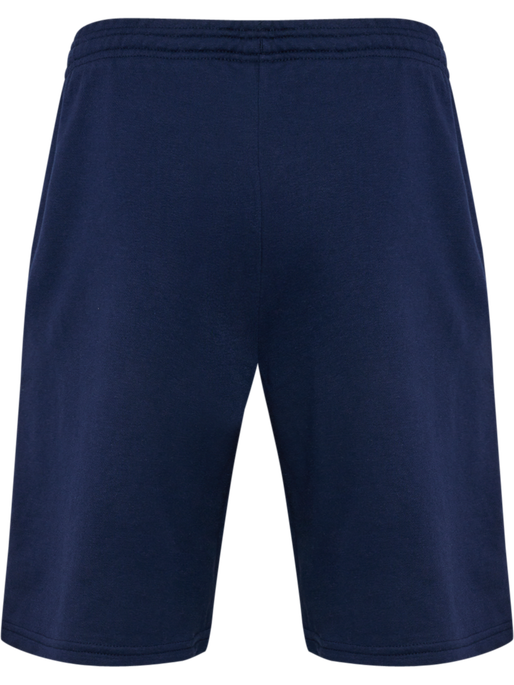 hmlMOVER COTTON BERMUDA SHORTS, MARINE, packshot