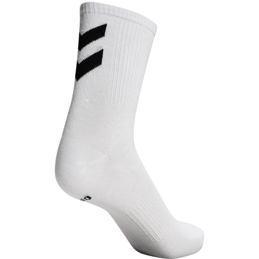 hmlCHEVRON 6-PACK SOCKS, WHITE/WHITE, packshot
