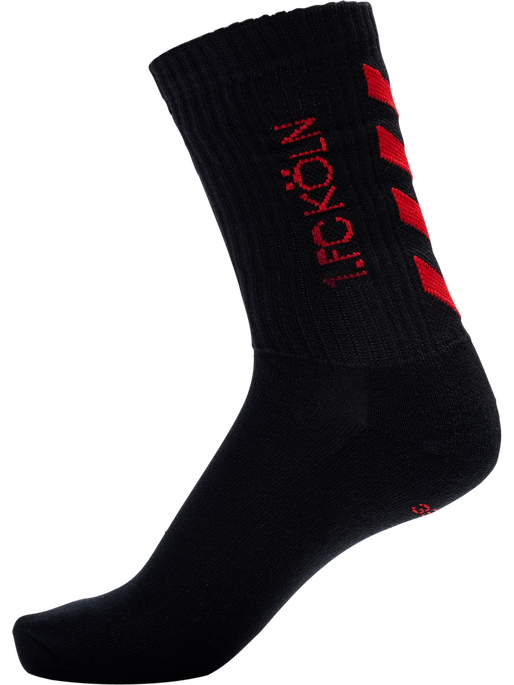 1FCK FUNDAMENTAL SOCKS 3-PACK, BLACK/RED 1FCK FUNDAMENTAL SOCKS 3-PACK, BLACK/RED, packshot