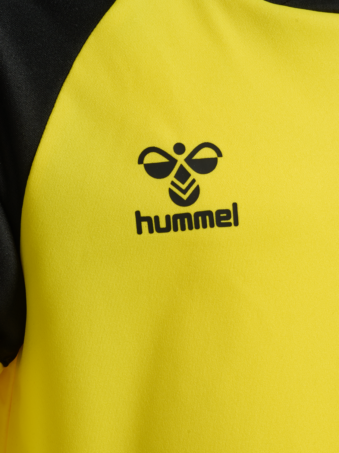 hmlMATCH LEAGUE JERSEY S/S KIDS, BLAZING YELLOW/BLACK, packshot