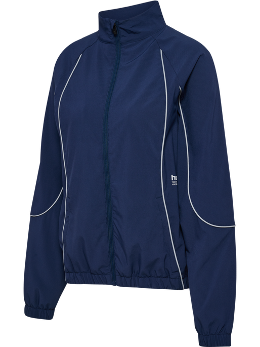 hmlPULSE WOVEN W ZIP THROUGH, DRESS BLUES hmlPULSE WOVEN W ZIP THROUGH, DRESS BLUES, packshot