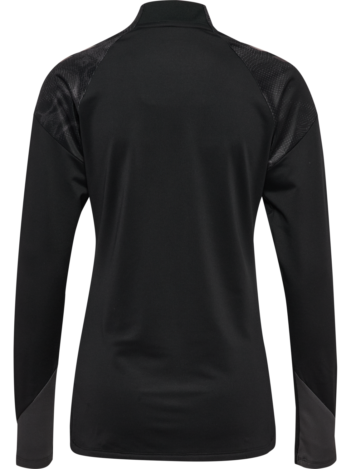 hmlBLAZE26 PRO TRAINING HALFZIP WOM, BLACK, packshot