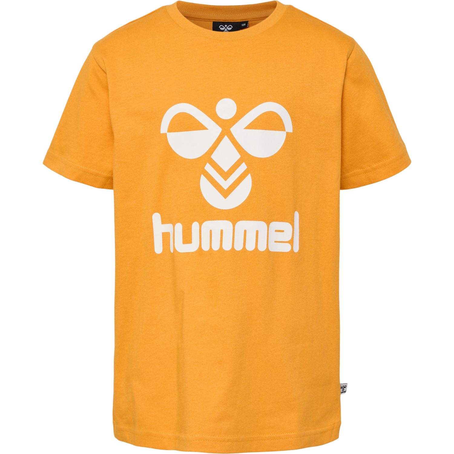 hmlTRES T-SHIRT S/S 2-PK, BUTTERSCOTCH/PINENEEDLE, packshot