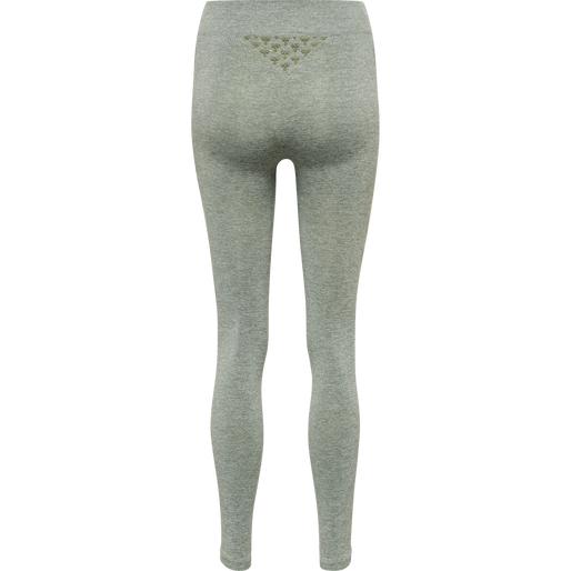 hmlCI SEAMLESS MID WAIST TIGHTS, LILY PAD MELANGE hmlCI SEAMLESS MID WAIST TIGHTS, LILY PAD MELANGE, packshot