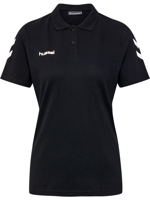 HMLGO COTTON POLO WO, BLACK, packshot
