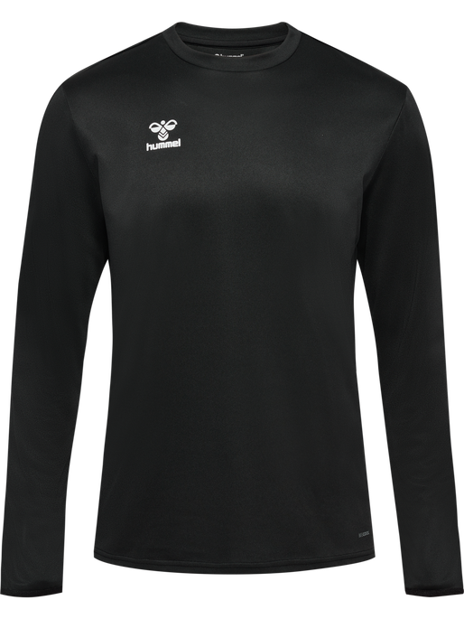 hmlESSENTIAL SWEATSHIRT, BLACK, packshot
