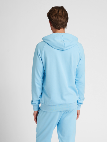 hmlISAM 2.0 HOODIE, PLACID BLUE, model