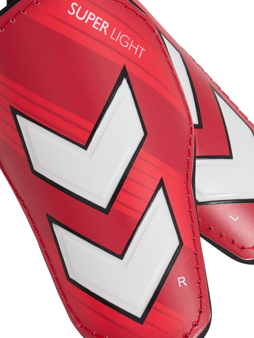 hmlSHIN GUARDS SUPER LIGHT, POMPEIAN RED, packshot