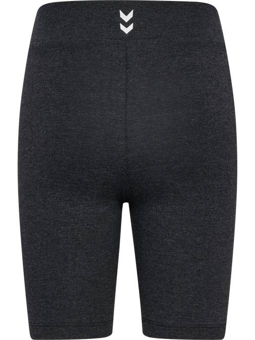 hmlJR LOGO SHORT  TIGHTS, BLACK MELANGE, packshot