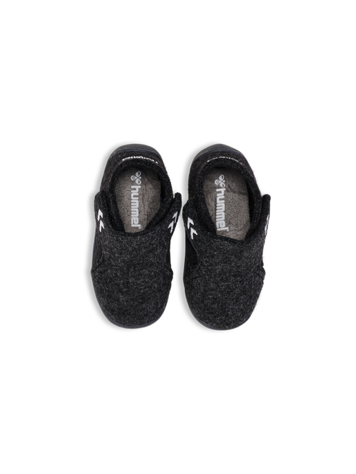 WOOL SLIPPER INFANT  , BLACK, packshot