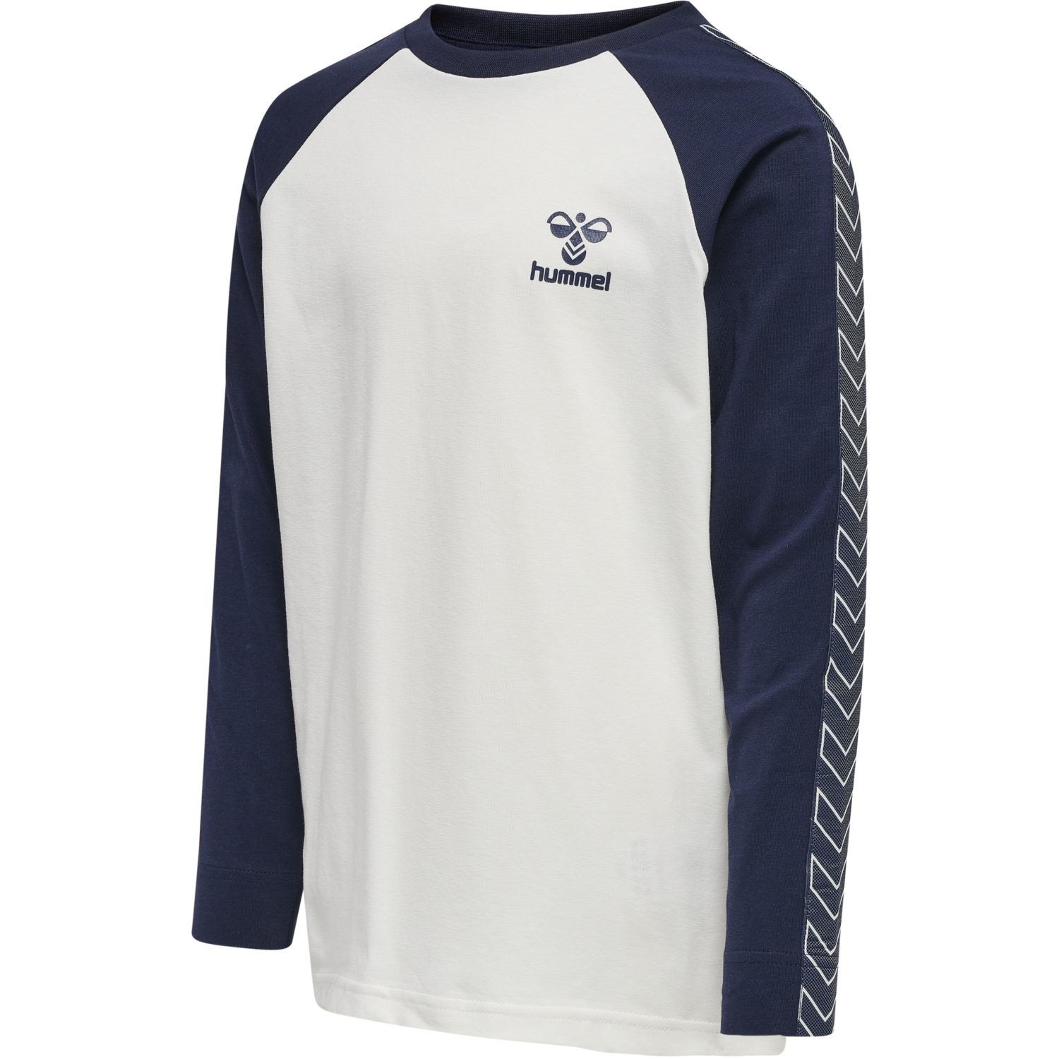 hmlEBBE T-SHIRT L/S, MARSHMALLOW, packshot