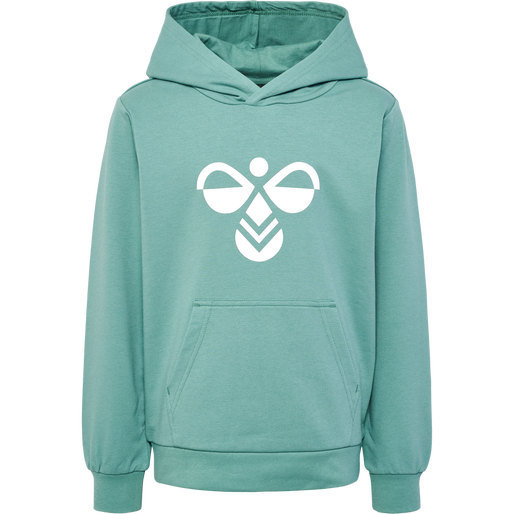 hmlCUATRO HOODIE, MINERAL BLUE, packshot