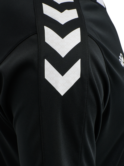 hmlCORE XK POLY JERSEY S/S, BLACK, packshot