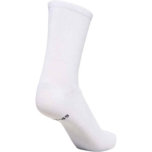 hmlLEGACY CHEVRON 3-PACK SOCKS, WHITE/MOON ROCK/WHITE, packshot