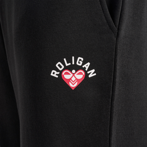 hmlROLIGAN SWEATPANTS, BLACK, packshot