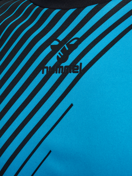 hmlGRAPHIC UNIVERSE JERSEY S/S, BLACK/NEON BLUE hmlGRAPHIC UNIVERSE JERSEY S/S, BLACK/NEON BLUE, packshot