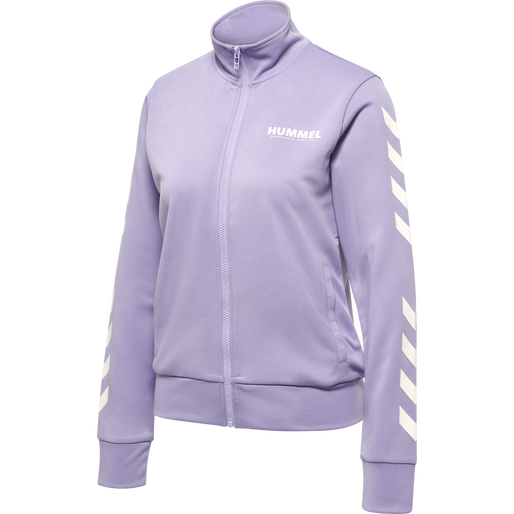 hmlLEGACY POLY WOMAN ZIP JACKET, HEIRLOOM LILAC, packshot