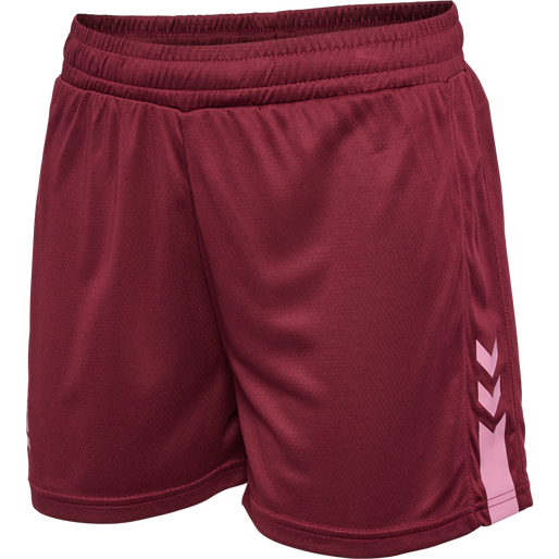 hmlACTIVE PL SHORTS WOMAN, BURGUNDY, packshot