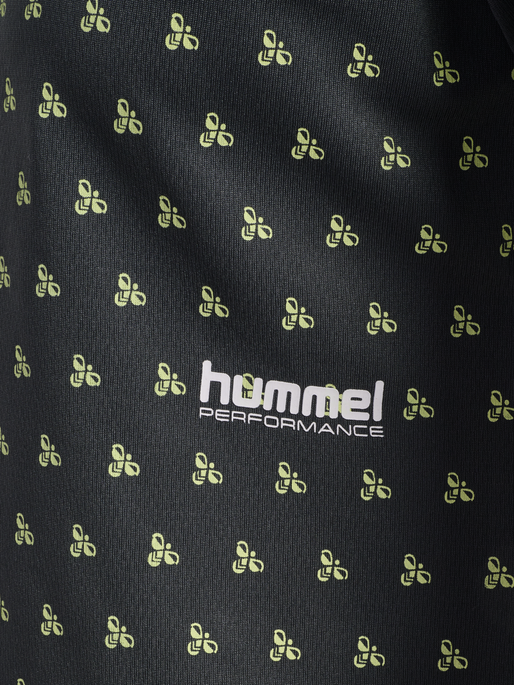 hmlPULSE AOP WORKOUT W T-SHIRT S/S, BLACKENED PEARL, packshot