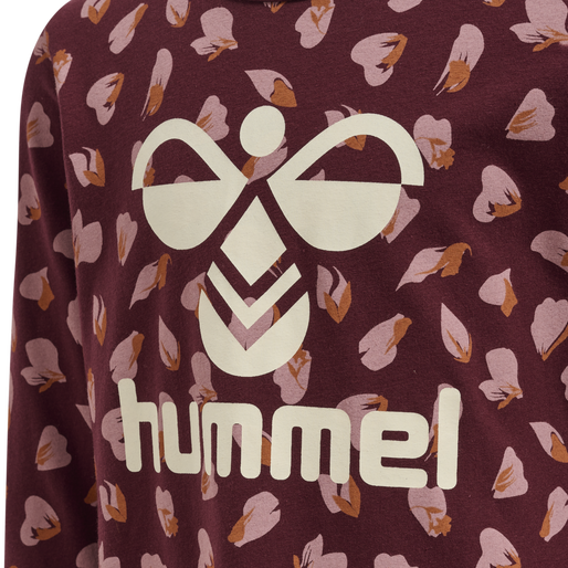 hmlCAROLINA NIGHT DRESS L/S, WINDSOR WINE hmlCAROLINA NIGHT DRESS L/S, WINDSOR WINE, packshot