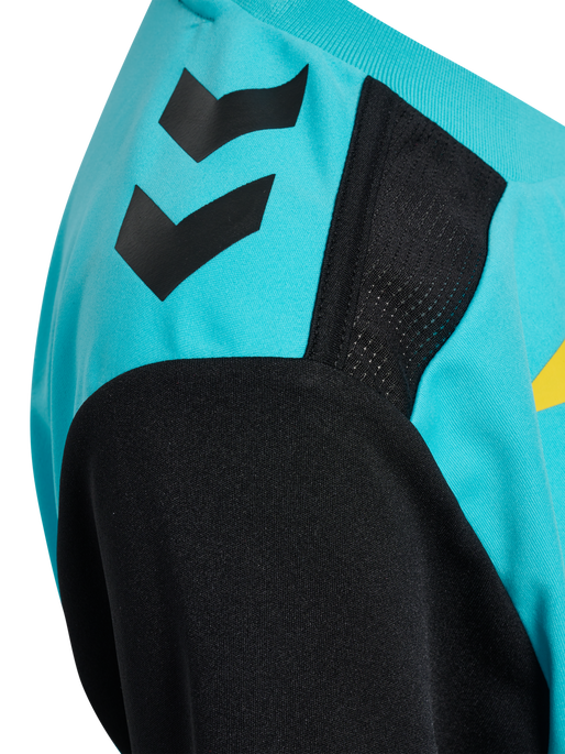 FFHB NEW REFEREE JERSEY S/S WO, SCUBA BLUE WO SPONSOR FFHB NEW REFEREE JERSEY S/S WO, SCUBA BLUE WO SPONSOR, packshot