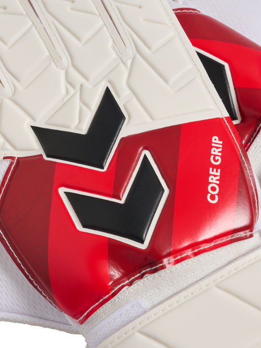 hmlGK GLOVES CORE GRIP, WHITE/RED/BLACK hmlGK GLOVES CORE GRIP, WHITE/RED/BLACK, packshot